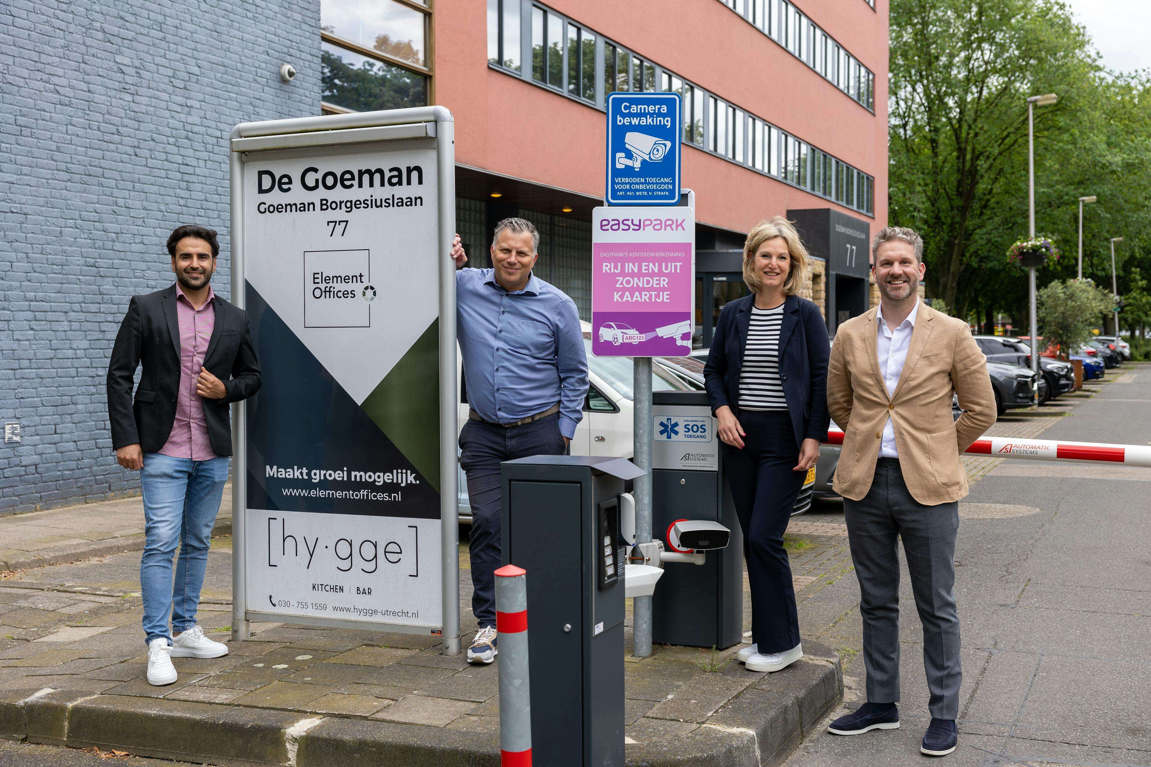 EasyPark en Toogethr van start met samenwerking bij Element Offices De Goeman in Utrecht